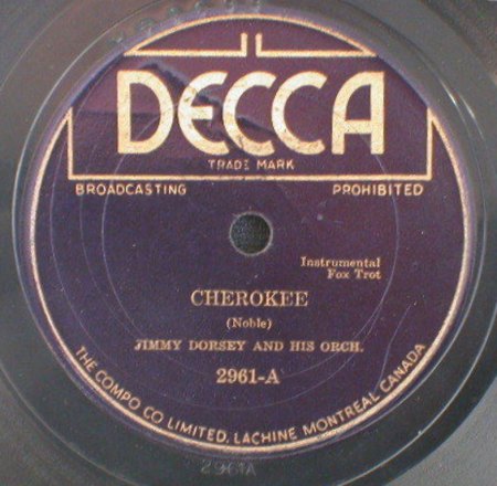 JIMMY DORSEY - Cherokee -B-.JPG
