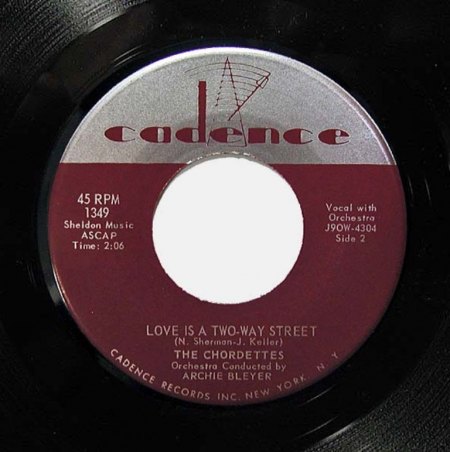 CHORDETTES - Love is a two-way street -B-.jpg