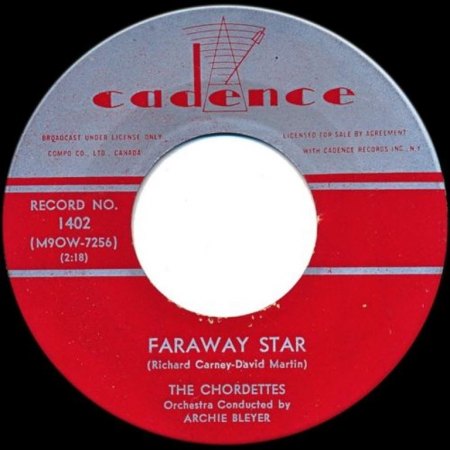 CHORDETTES - Faraway Star -B-.JPG