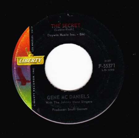 GENE McDANIELS - The Secret -B-.JPG