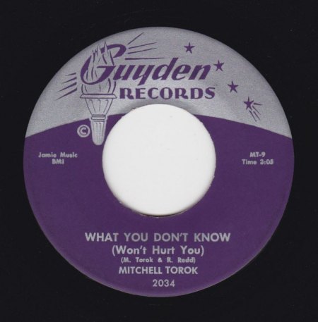 MITCHEL TOROK - What you don't know -B-.JPG