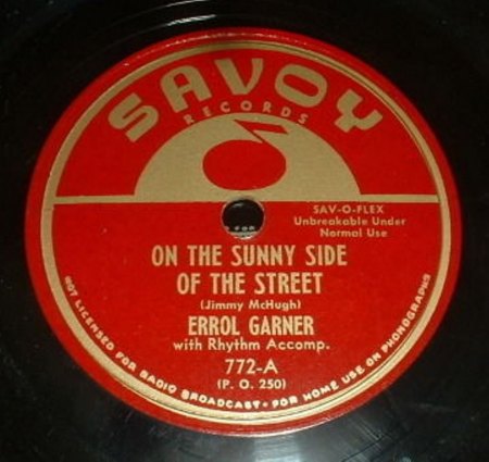 ERROLL GARNER - On the sunny side of the street -A-.JPG