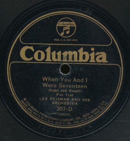LEO REISMAN - When you and I were seventeen -A2-.JPG