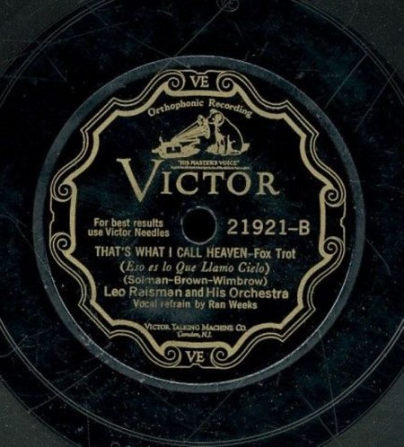 LEO REISMAN - That's what I call heaven -B5-.JPG