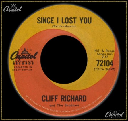 CLIFF RICHARD - SINCE I LOST YOU_IC#003.jpg