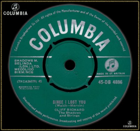 CLIFF RICHARD - SINCE I LOST YOU_IC#002.jpg