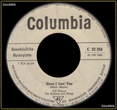 CLIFF RICHARD - SINCE I LOST YOU_IC#005.jpg