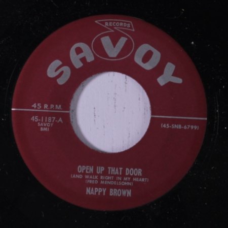 NAPPY BROWN - Open up the door -A-.JPG