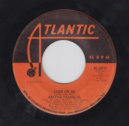 ARETHA FRANKLIN - Lean on me -B-.jpg
