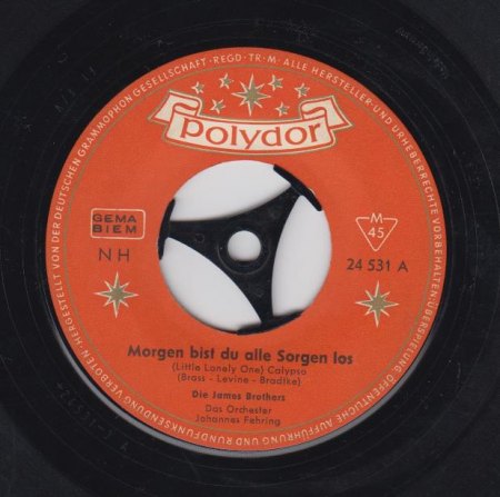 JAMES BROTHERS - Morgen bist Du alle Sorgen los -A-.jpg