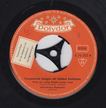 HELMUT ZACHARIAS-EP - Verzauberte Geigen -A-.jpg