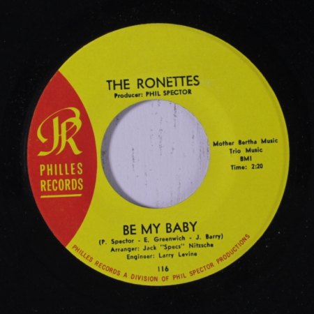 RONETTES - Be my Baby -A-.JPG