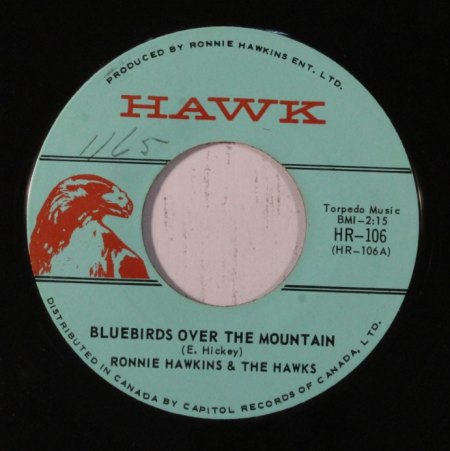 RONNIE HAWKINS - Bluebirds over the mountain -A-.JPG
