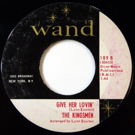 KINGSMEN - Give her lovin -B-.JPG