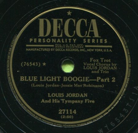 LOUIS JORDAN - Blue Light Boogie Pt. 2 -B5-.JPG