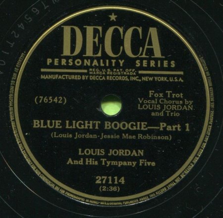 LOUIS JORDAN - Blue Light Boogie Pt.1 -A5-.JPG