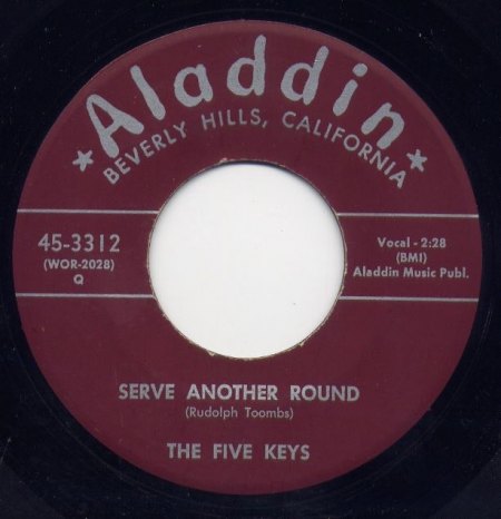 FIVE KEYS - Serve another round -A1-.JPG