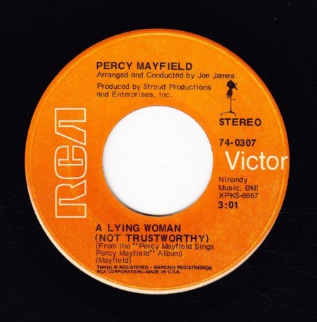 PERCY MAYFIELD - A lying woman -B-.JPG