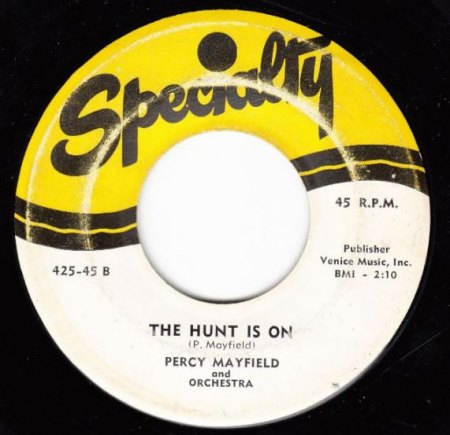 PERCY MAYFIELD - The Hunt is on -B10-.JPG