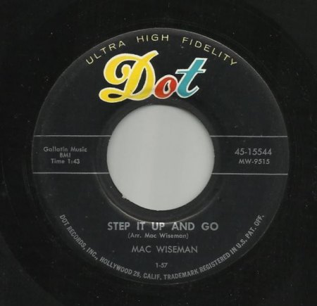 MAC WISEMAN - Step it up and go -A3-.JPG