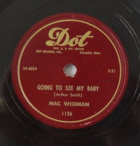 MAC WISEMAN - Goin' to see my Baby -A4-.JPG