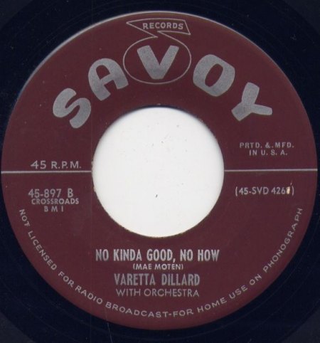 VARETTA DILLARD - No kinda good, no how -B-.JPG