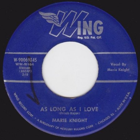 MARIE KNIGHT - As long as I love -B-.JPG