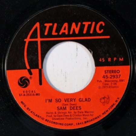 SAM DEES - I'm so very glad -A2-.JPG