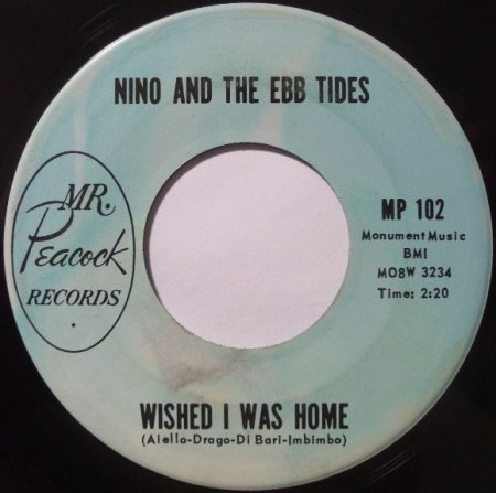 NINO &amp; THE EBB-TIDES - Wished I was home -B-.JPG