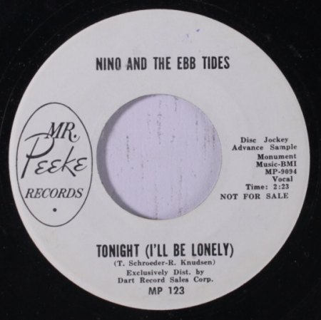 NINO &amp; THE EBB-TIDES - Tonight (I'll be lonely) -B3-.JPG