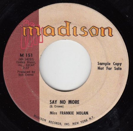 NINO &amp; THE EBB-TIDES - Say no more -B4-.JPG