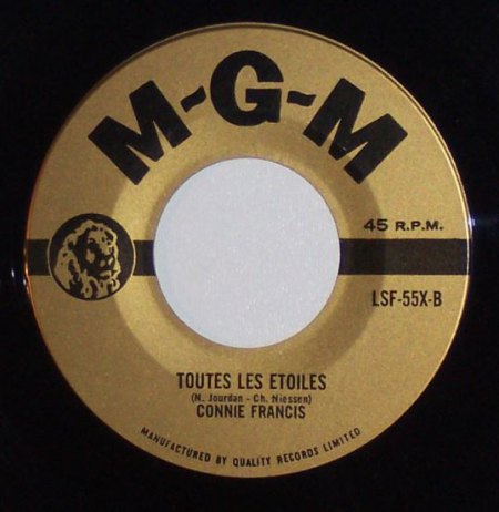 CONNIE FRANCIS - Toutes les etoiles -B-.JPG