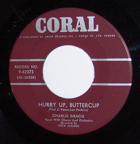 CHARLIE GRACIE - Hurry Up, Buttercup -B-.JPG