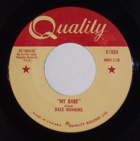 DALE HAWKINS - My Babe -A-.JPG