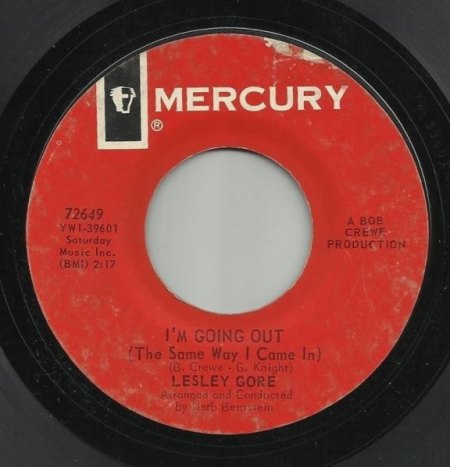 LESLEY GORE - I'm going out -B-.JPG