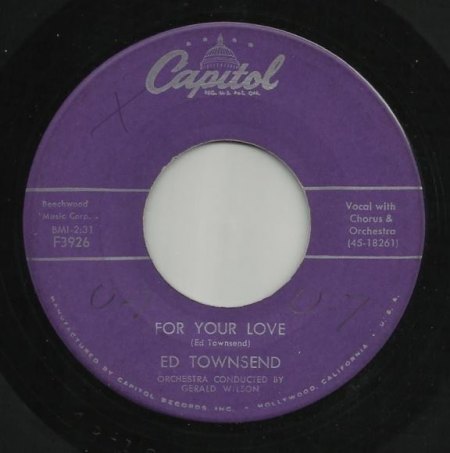 ED TOWNSEND - For your love -A-.JPG