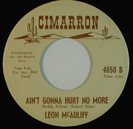 LEON MCAULIFF - Ain't gonna hurt no more -B-.jpg