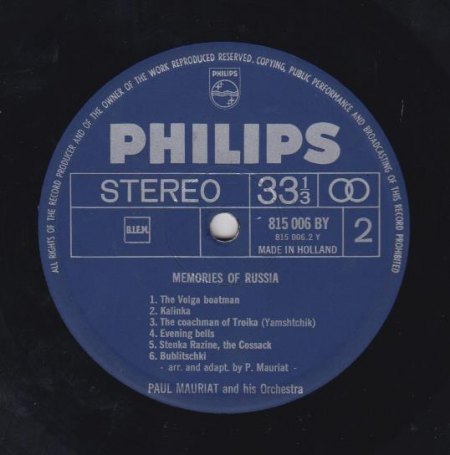 PAUL MAURIAT-LP - Memories of Russia -B-.jpg