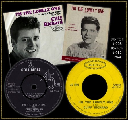 CLIFF RICHARD - I'M THE LONELY ONE_IC#001.jpg