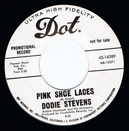 Stevens, Dodie - Pink shoe laces.jpg