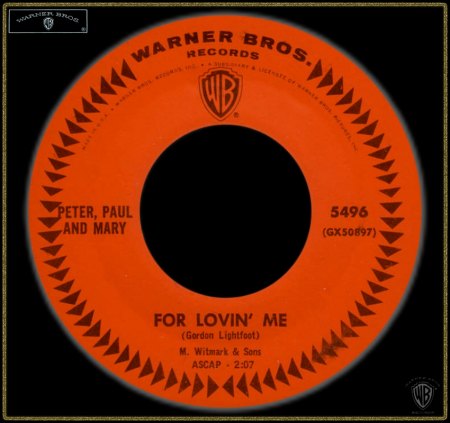 PETER PAUL &amp; MARY - FOR LOVIN' ME_IC#002.jpg