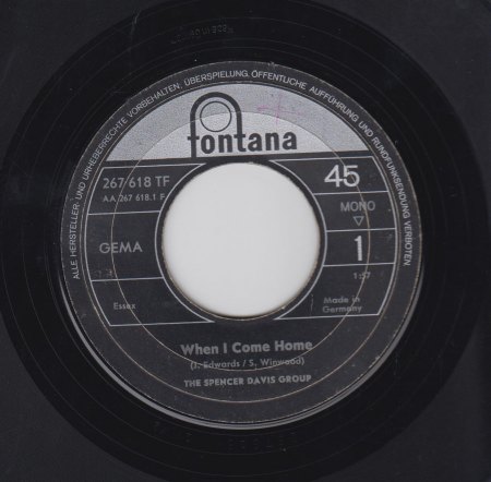 SPENCER DAVIS GROUP - When I come home -A-.jpg
