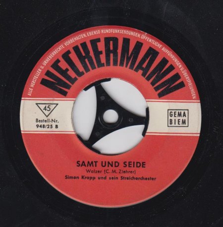 SIMON KRAPP &amp; SEIN STREICHORCHESTER - Samt und Seide -B-.jpg