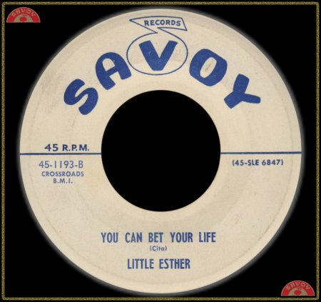 LITTLE ESTHER - YOU CAN BET YOUR LIFE_IC#003.jpg