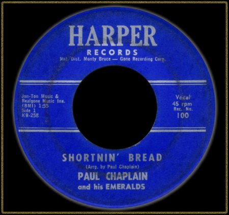 PAUL CHAPLAIN &amp; HIS EMERALDS - SHORTNIN' BREAD_IC#003.jpg