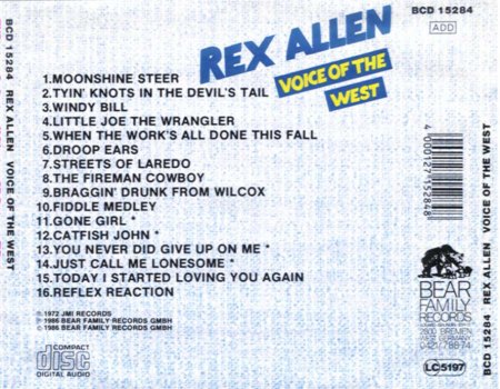 Allen, Rex - Voice of the West - BCD 15284 (2).jpg