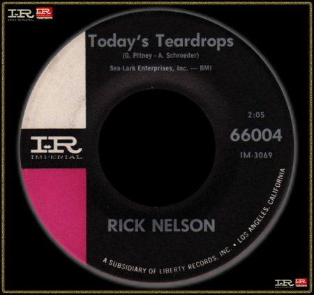 RICKY NELSON (RICK NELSON) - TODAY'S TEARDROPS_IC#002.jpg