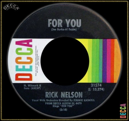 RICKY NELSON (RICK NELSON) - FOR YOU_IC#002.jpg