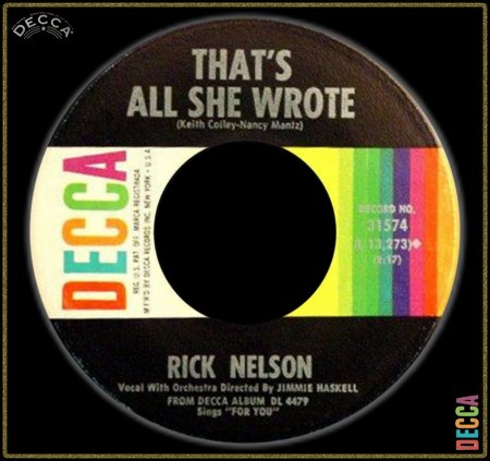RICKY NELSON (RICK NELSON) - THAT'S ALL SHE WROTE_IC#003.jpg