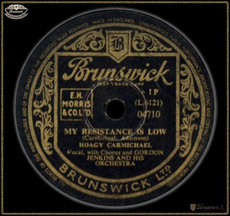 HOAGY CARMICHAEL - MY RESISTANCE IS LOW_IC#002.jpg
